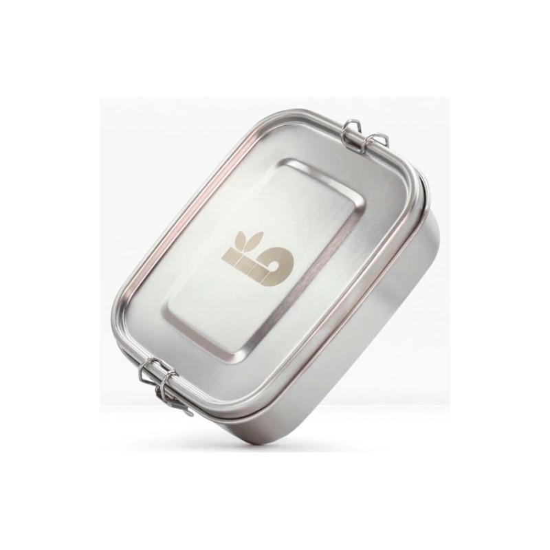 Lunchbox ze stali nierdzewnej z metalową pokrywką, 1400ml, bez BPA, BAMBAW