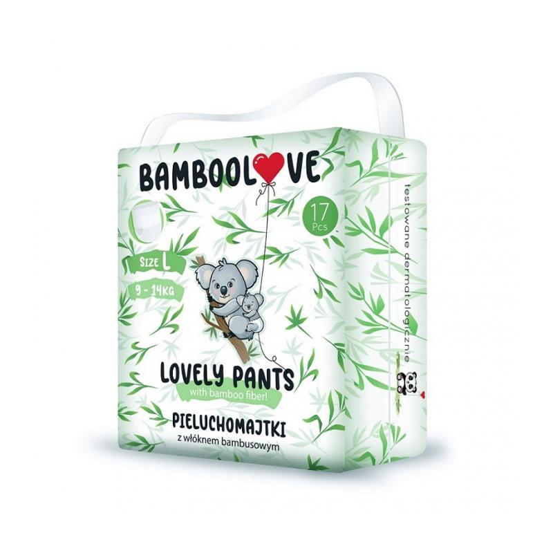 Pieluchomajtki jednorazowe LOVELY PANTS L, BambooLove