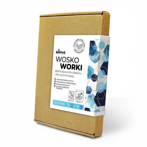 Woskoworek zestaw M+L (geometria), BeePack